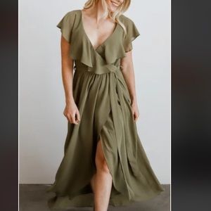 Baltic born katya olive green new w tags